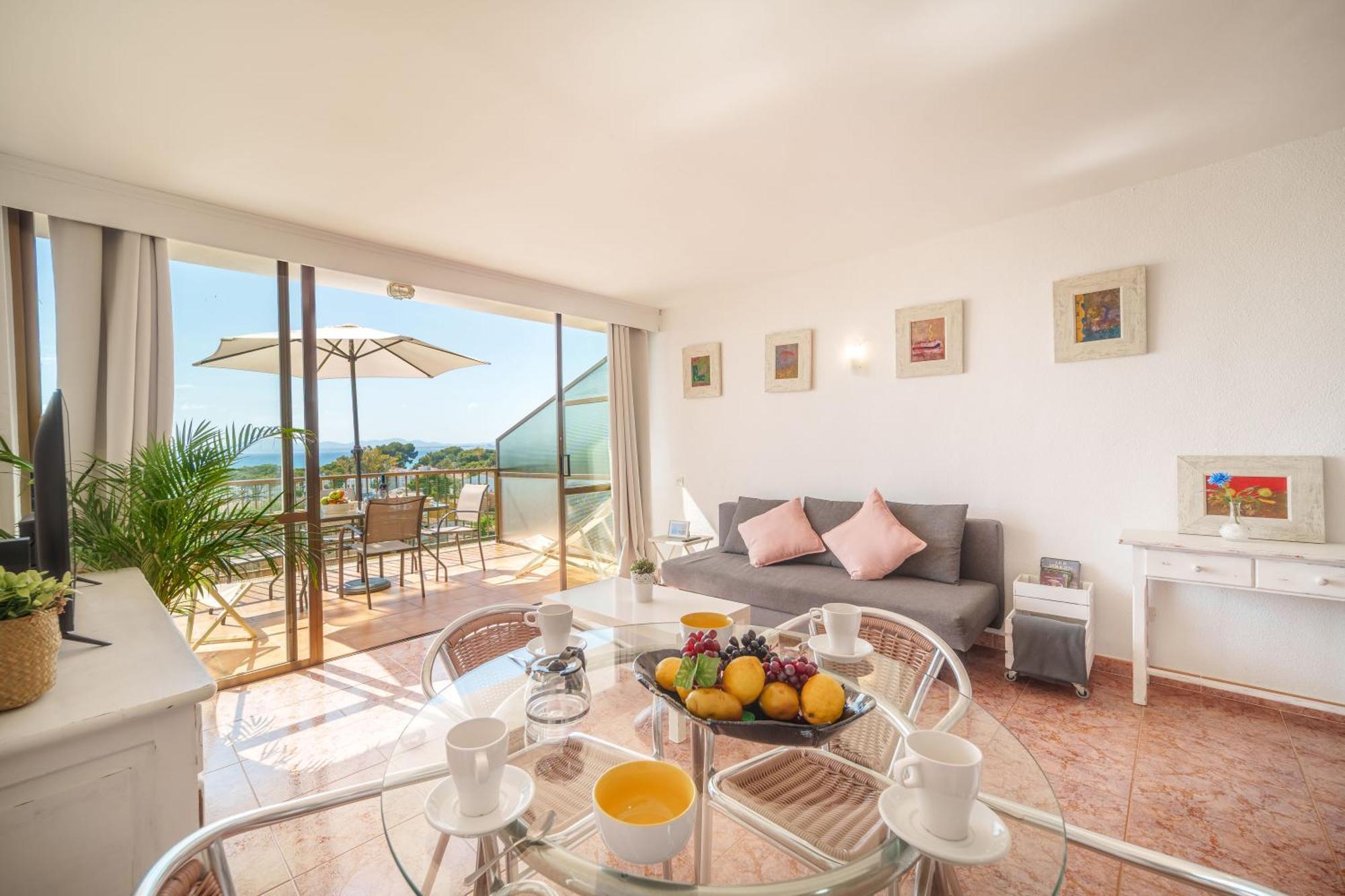 Apartment The Shell Ii, Beach Views And Pool 알쿠디아 외부 사진