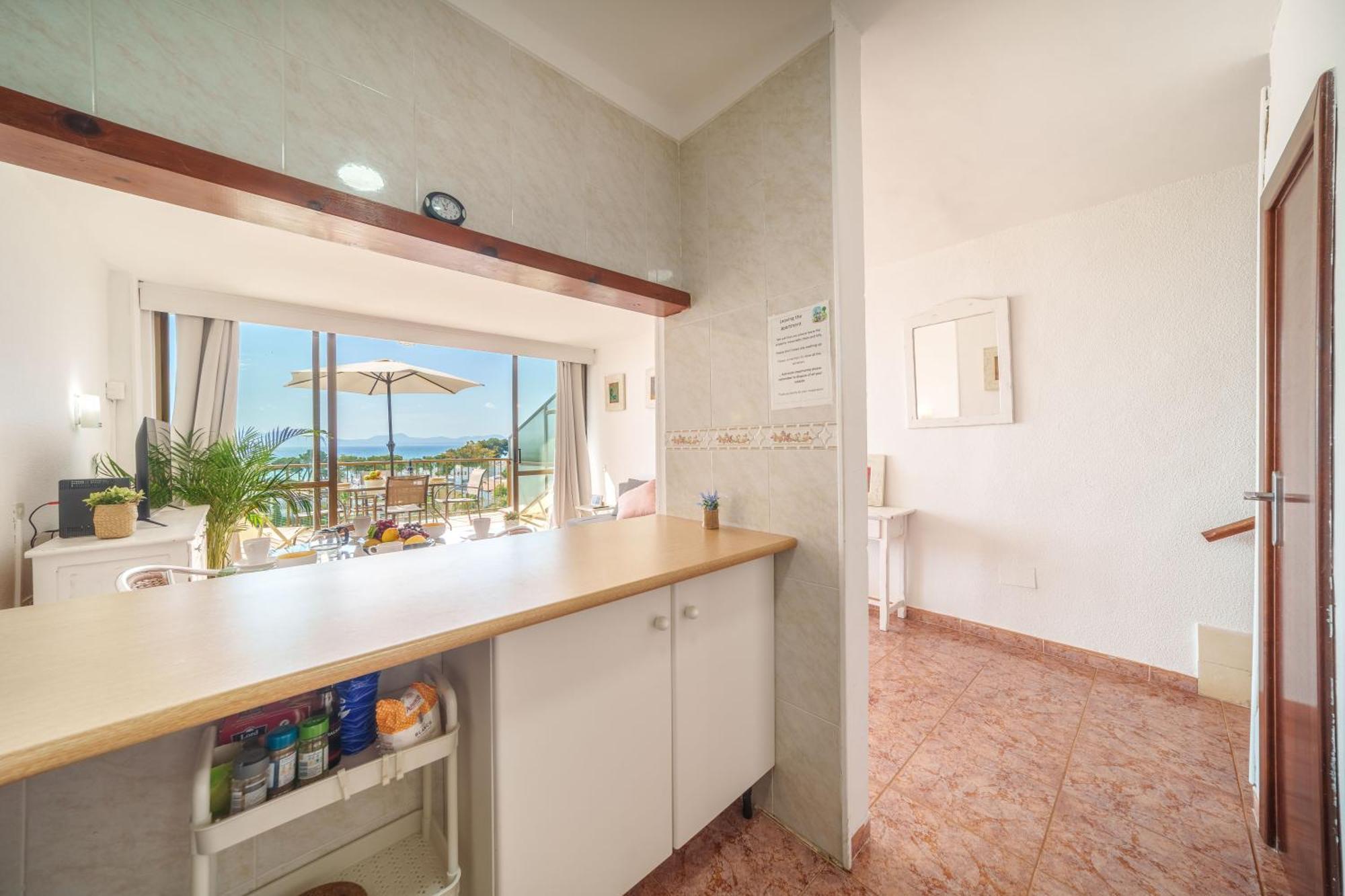 Apartment The Shell Ii, Beach Views And Pool 알쿠디아 외부 사진